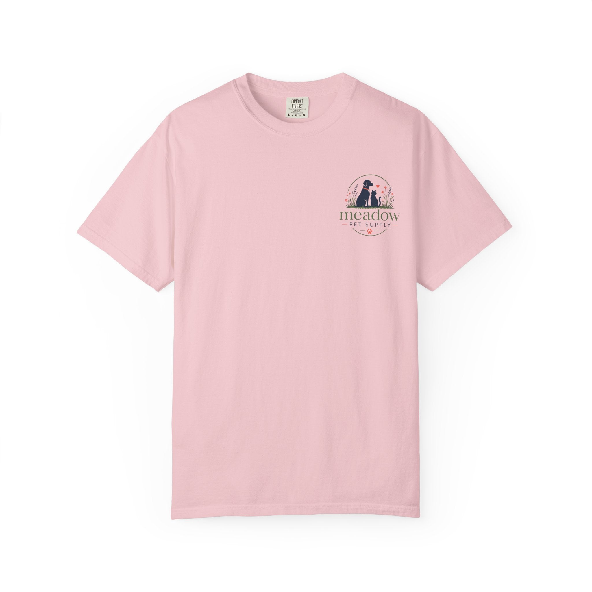 Meadow Pet Supply T-Shirt – Dog & Cat Logo Tee