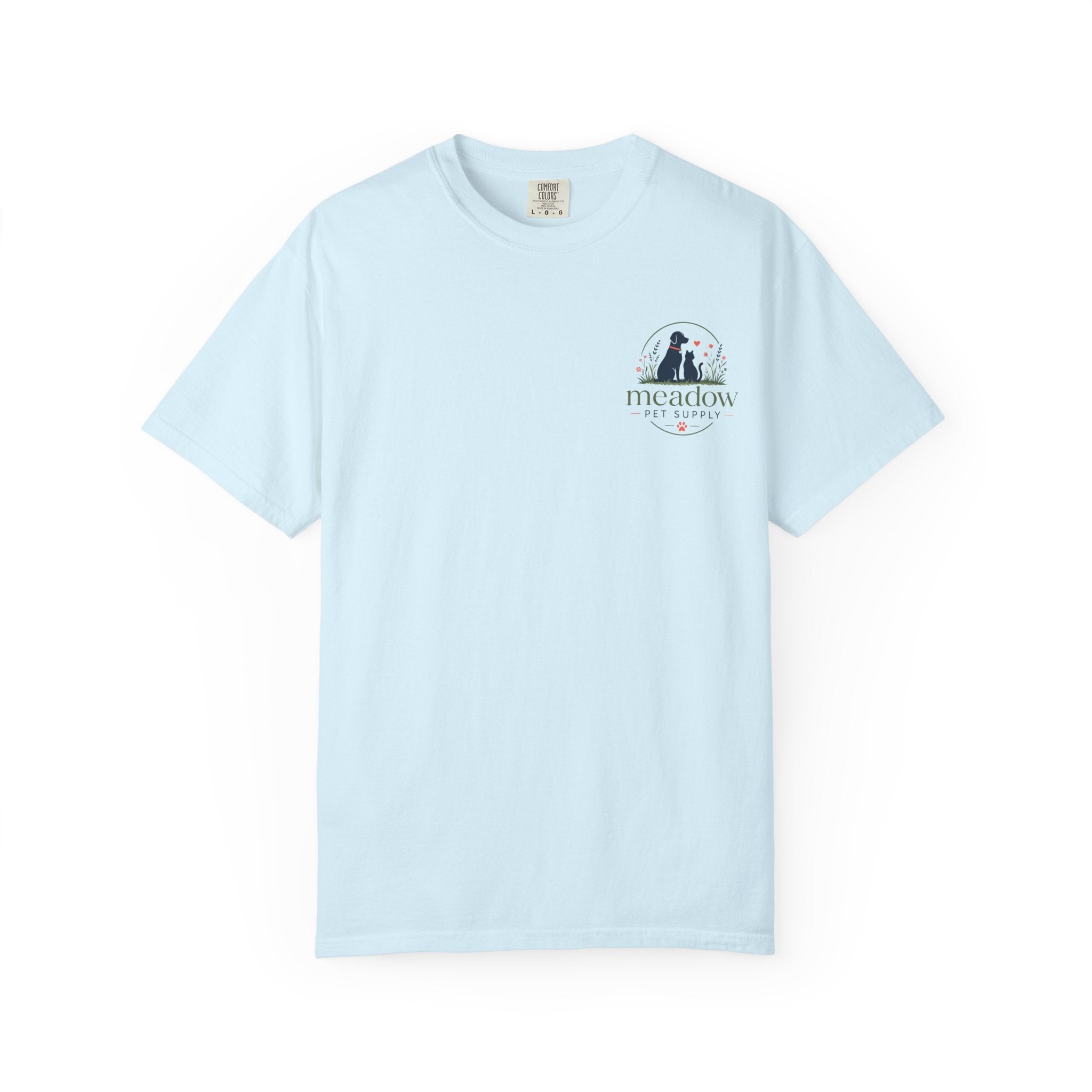 Meadow Pet Supply T-Shirt – Dog & Cat Logo Tee