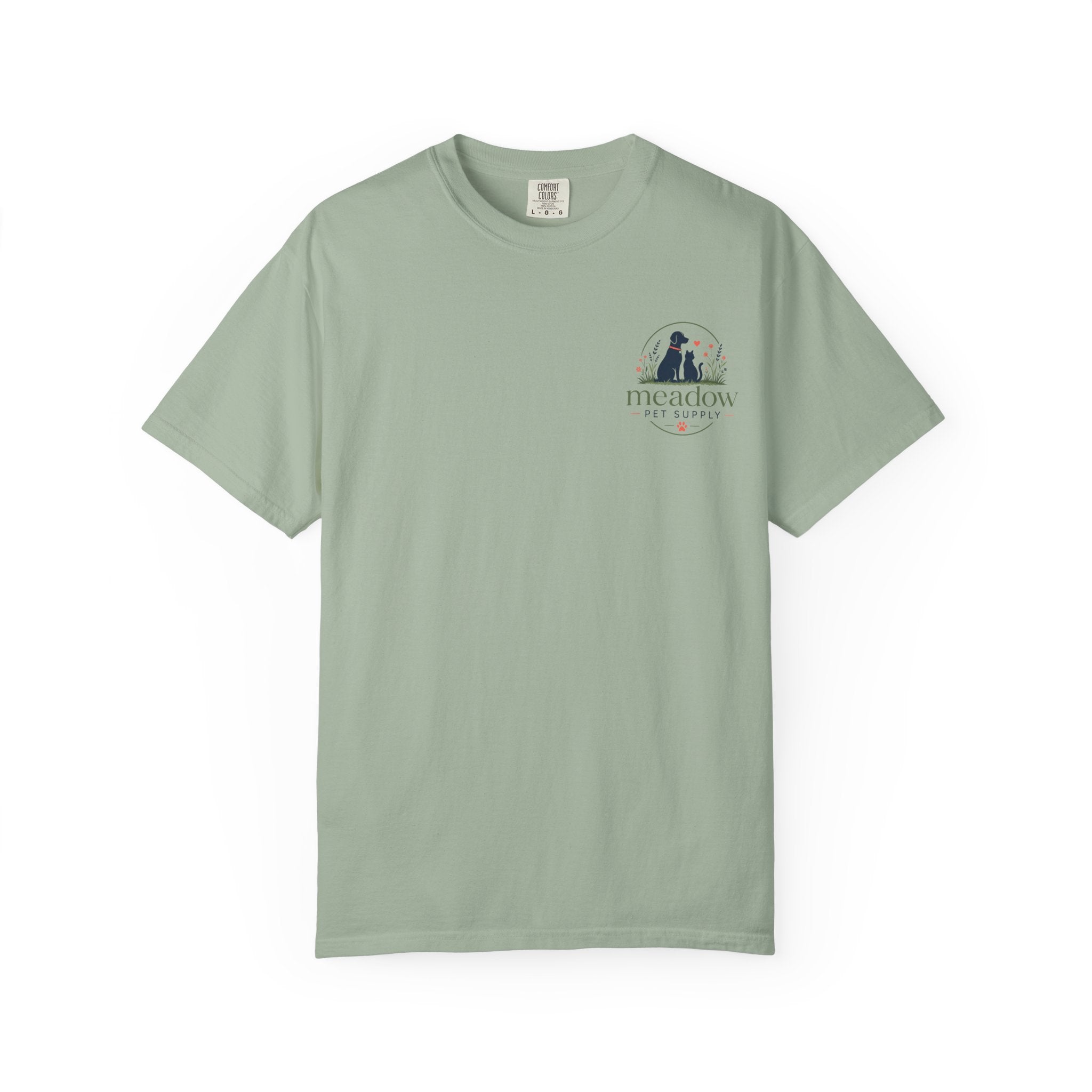 Meadow Pet Supply T-Shirt – Dog & Cat Logo Tee