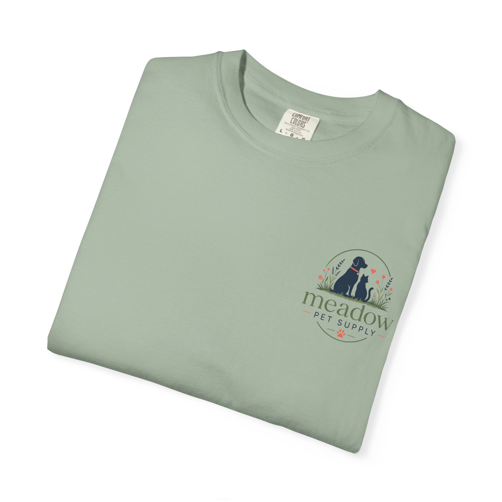 Meadow Pet Supply T-Shirt – Dog & Cat Logo Tee