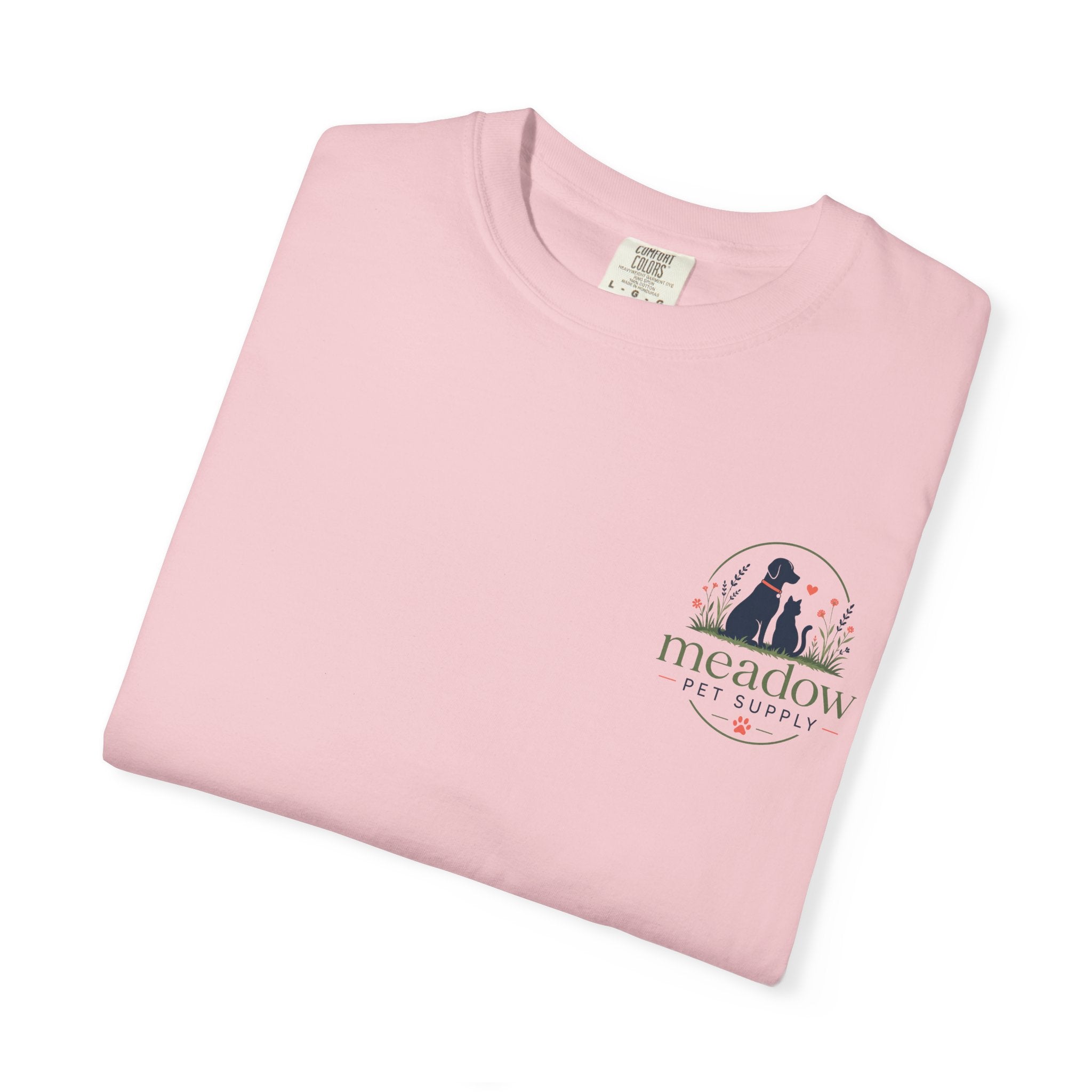 Meadow Pet Supply T-Shirt – Dog & Cat Logo Tee