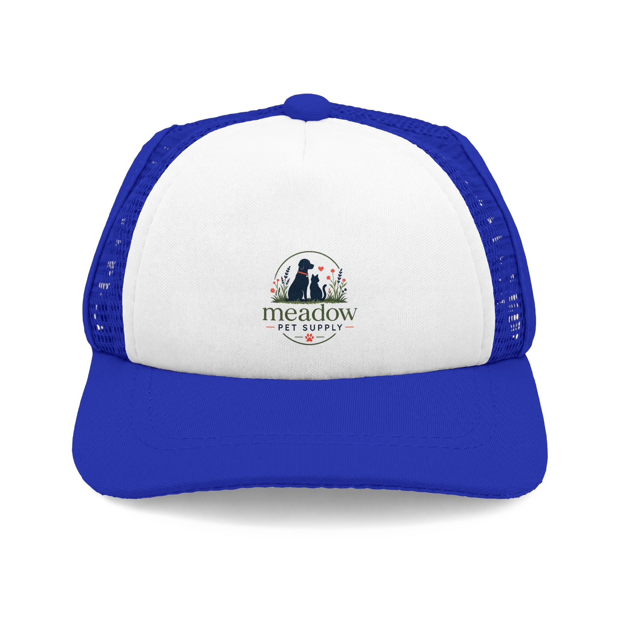 Dog Trucker Hat — Meadow Pet Supply Logo Foam Front Cap