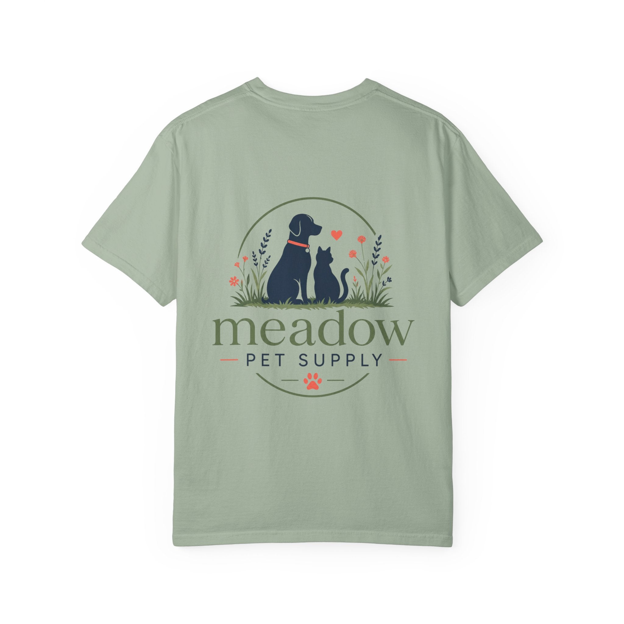 Meadow Pet Supply T-Shirt – Dog & Cat Logo Tee