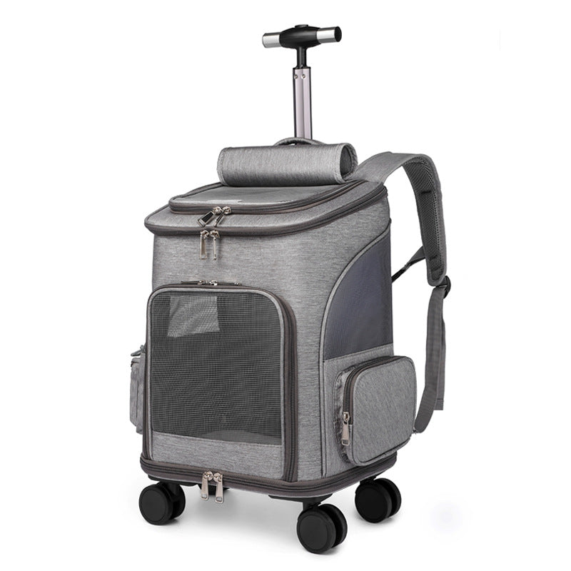 Folding Trolley Pet Backpack
