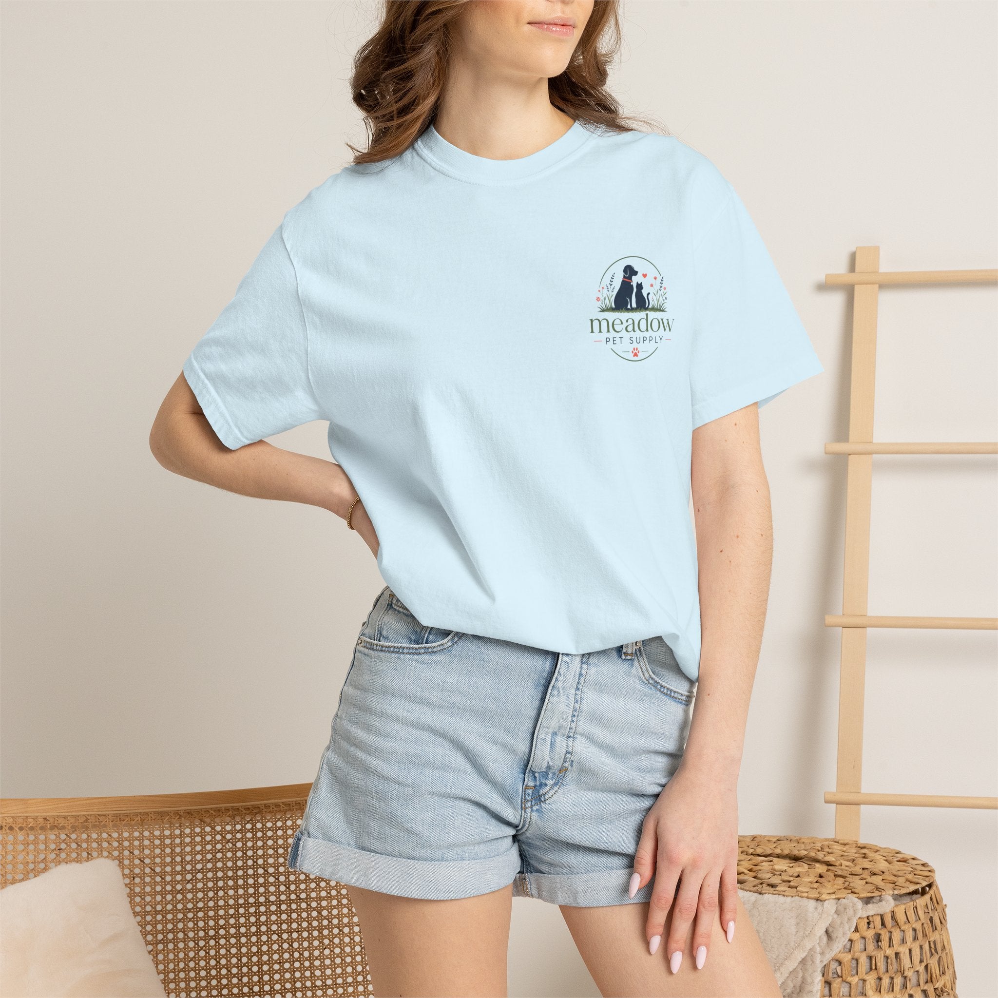 Meadow Pet Supply T-Shirt – Dog & Cat Logo Tee