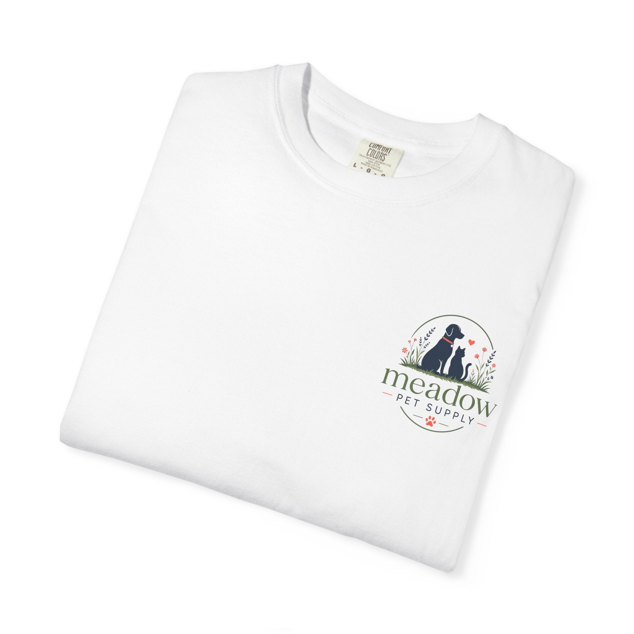 Meadow Pet Supply T-Shirt – Dog & Cat Logo Tee