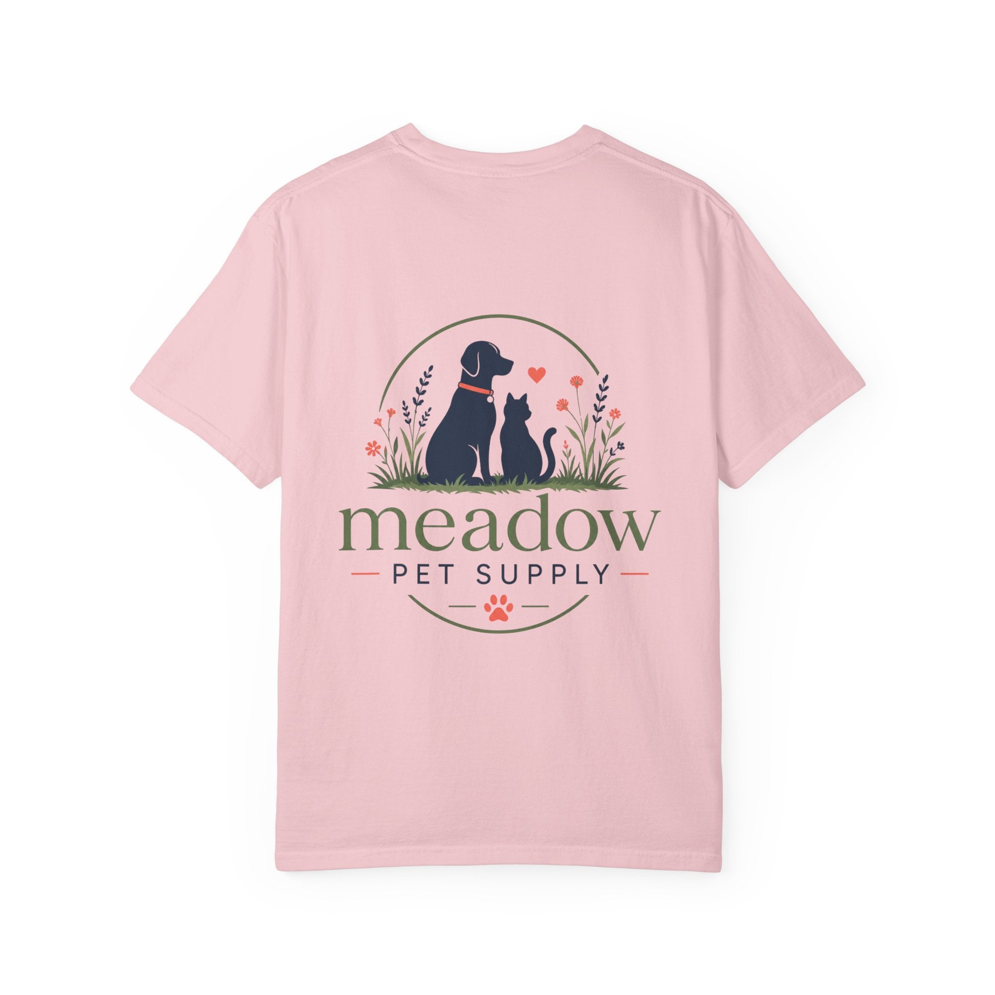 Meadow Pet Supply T-Shirt – Dog & Cat Logo Tee