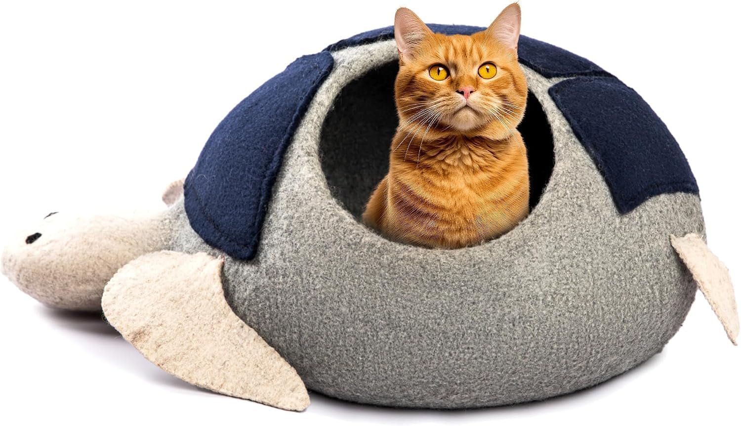 Merino Wool Cat Cave – Handmade Hideaway, 20 Styles