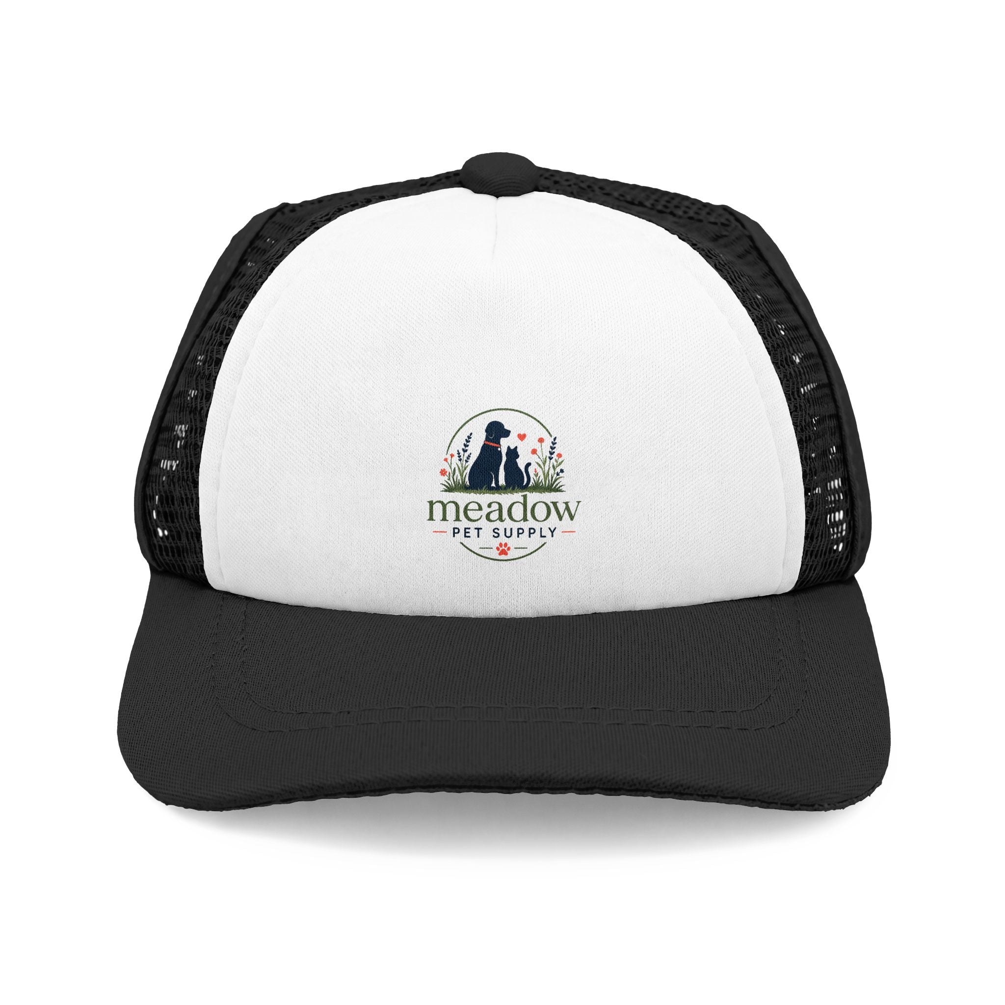 Dog Trucker Hat — Meadow Pet Supply Logo Foam Front Cap