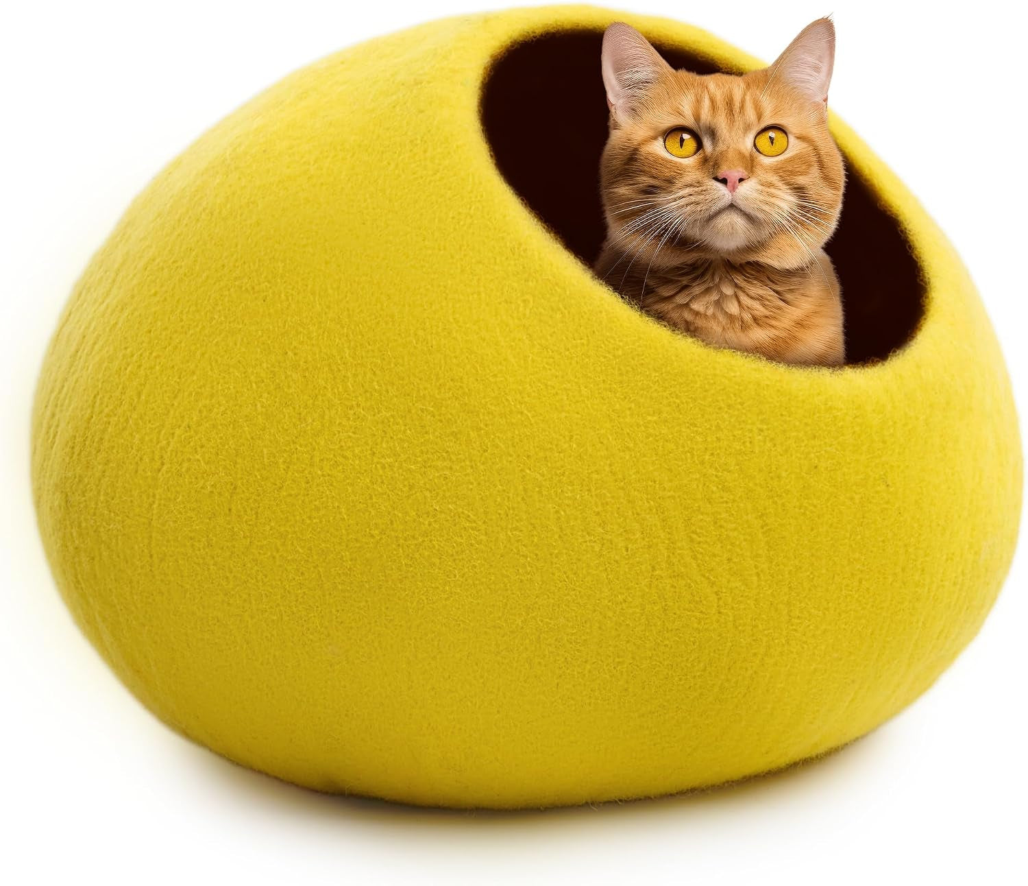 Merino Wool Cat Cave – Handmade Hideaway, 20 Styles