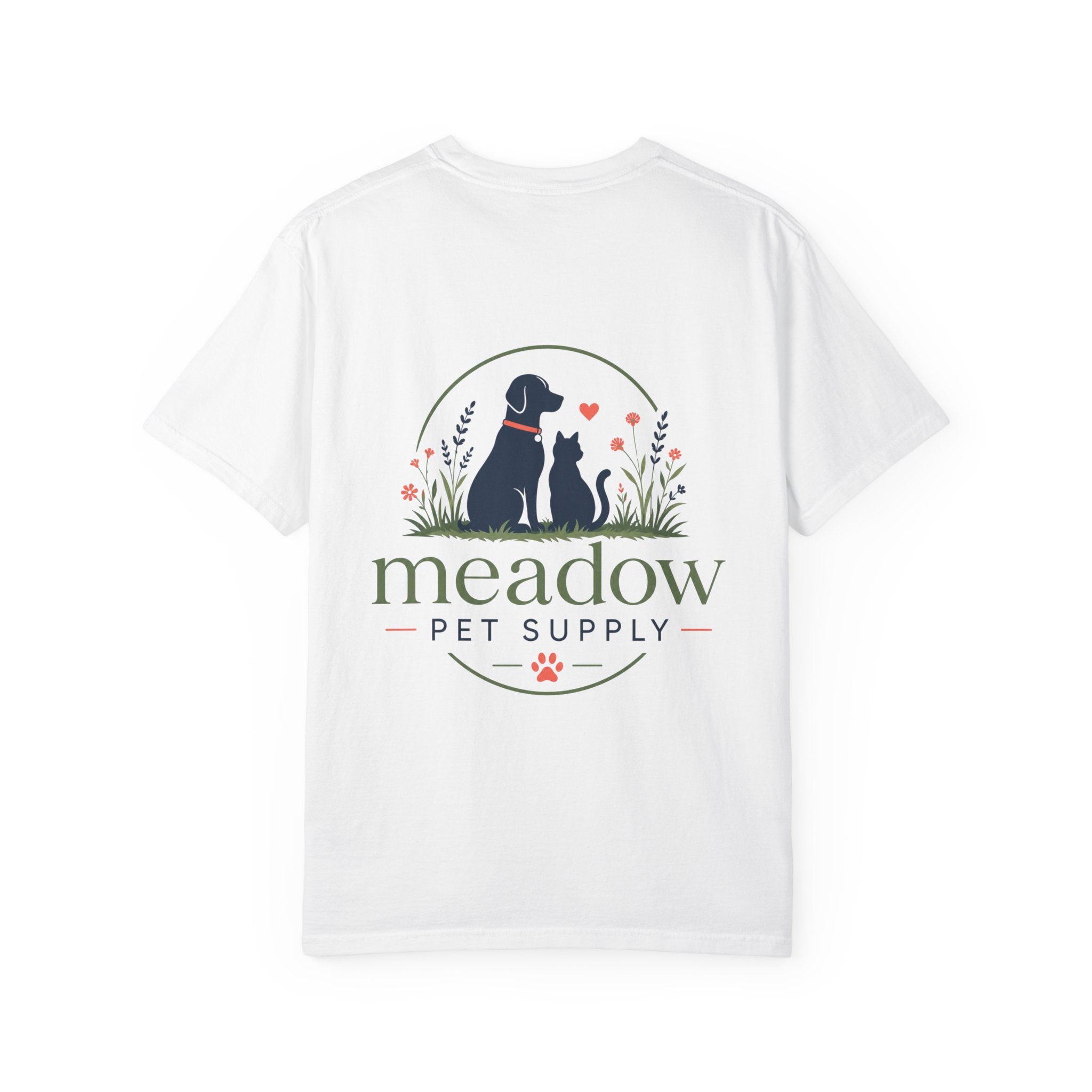 Meadow Pet Supply T-Shirt – Dog & Cat Logo Tee