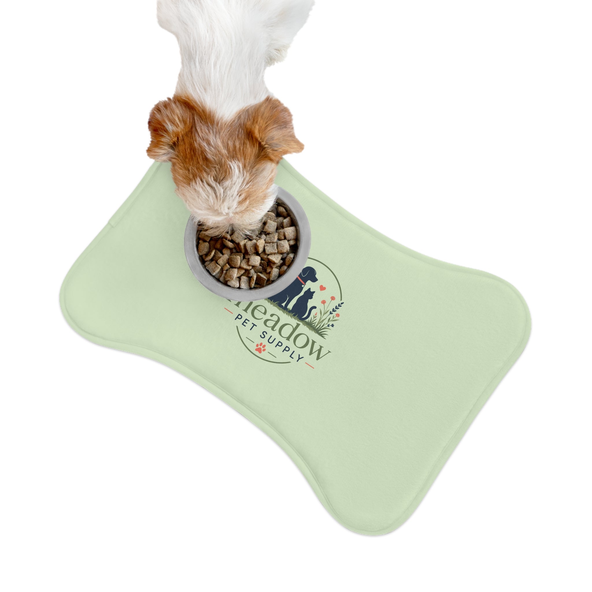 Meadow Pet Supply Feeding Mat — Non-Slip Dog & Cat Bowl Mat