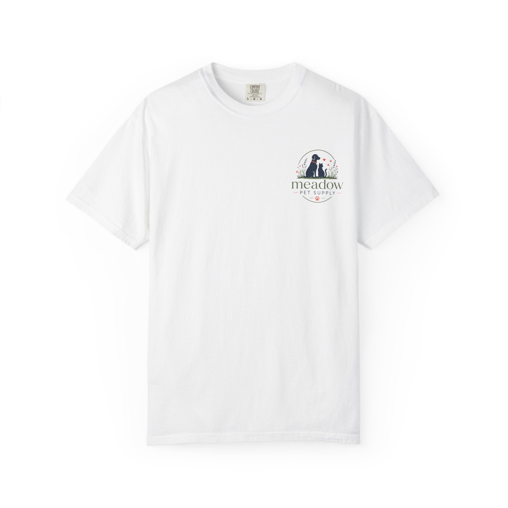 Meadow Pet Supply T-Shirt – Dog & Cat Logo Tee
