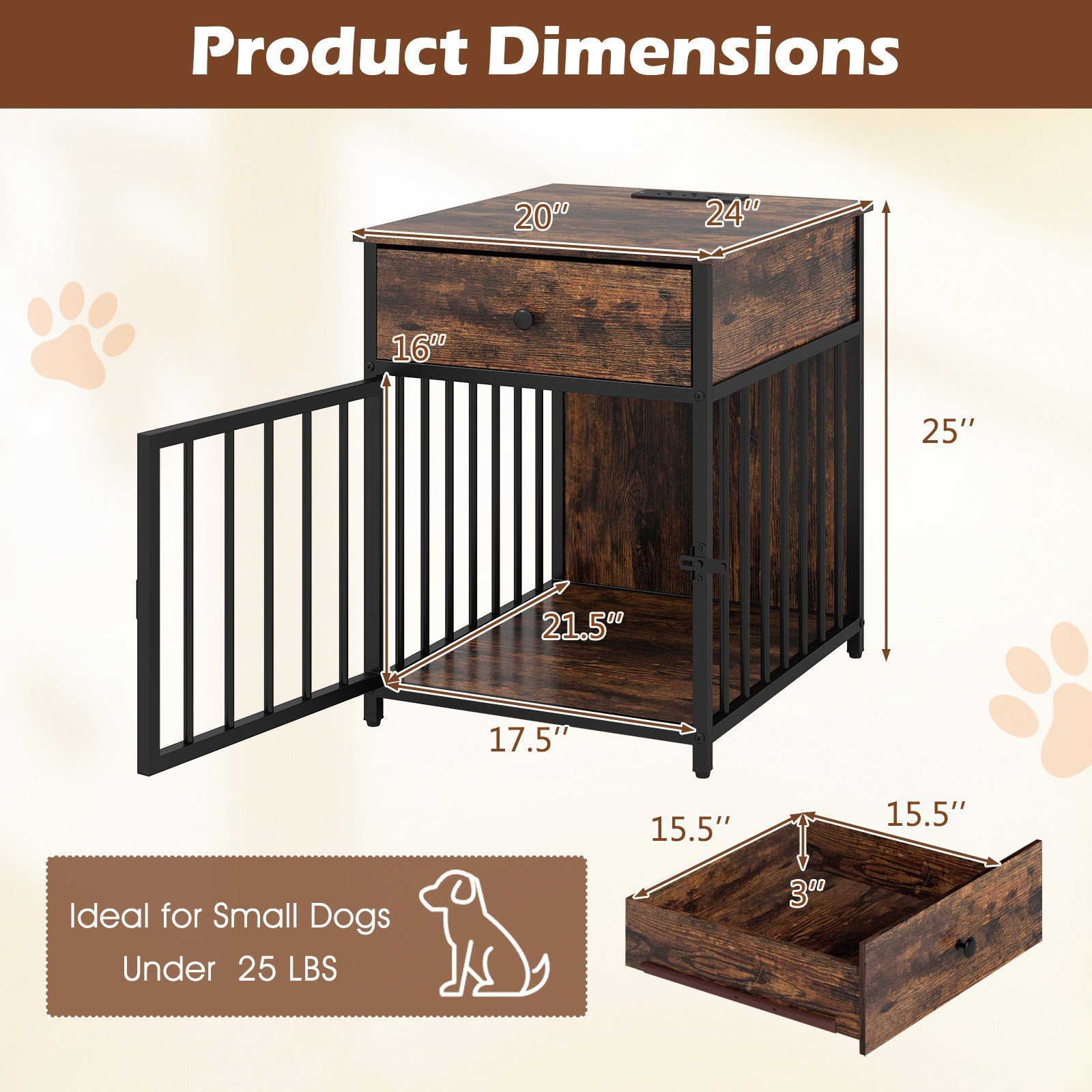 Dog Crate Furniture for Small Dogs