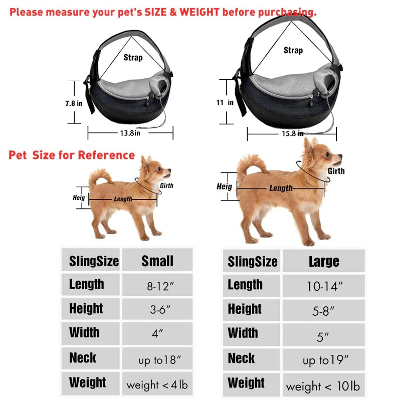 Breathable Pet Carrier Handbag Sling
