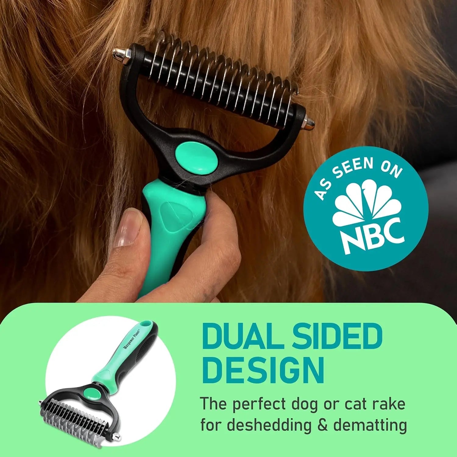 Maxpower Dual-Sided Dogs & Cats – Dematting Tool