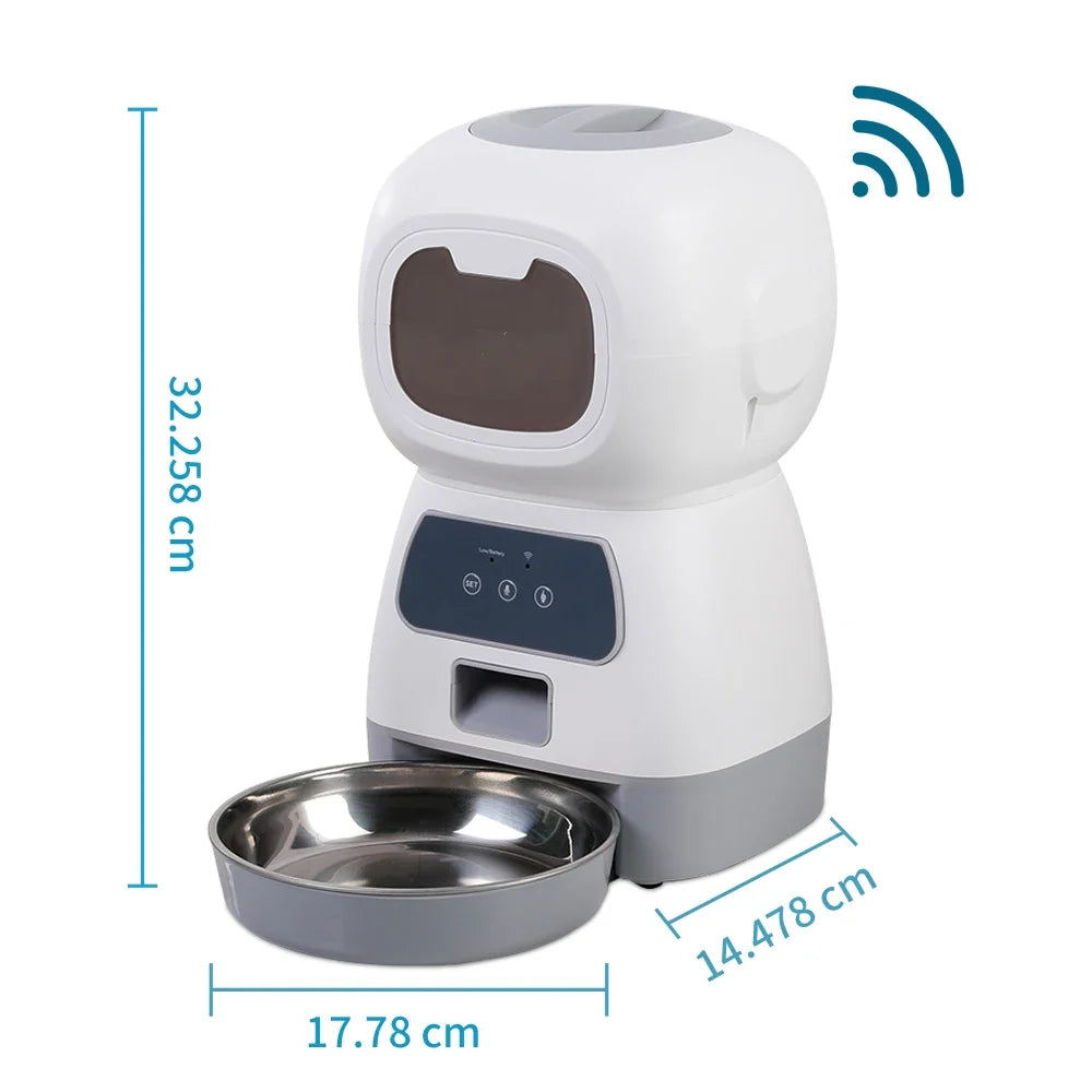 3.5L WiFi Automatic Pet Feeder
