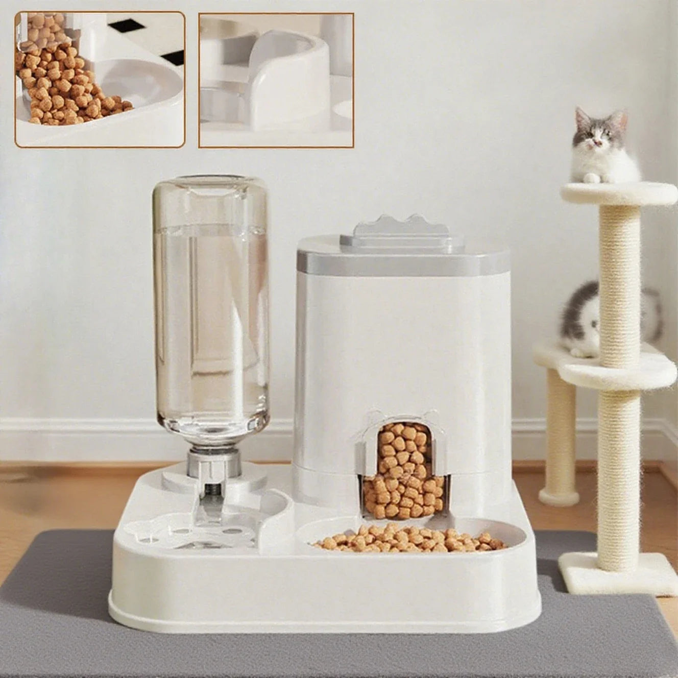 Automatic Cat & Dog Feeder with Water Dispenser
