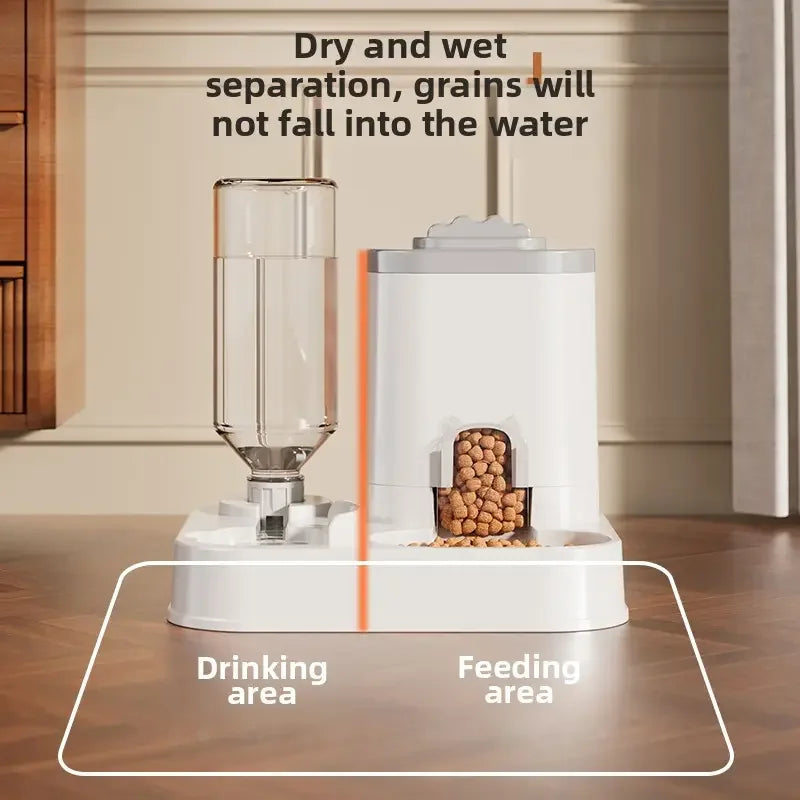 Automatic Cat & Dog Feeder with Water Dispenser