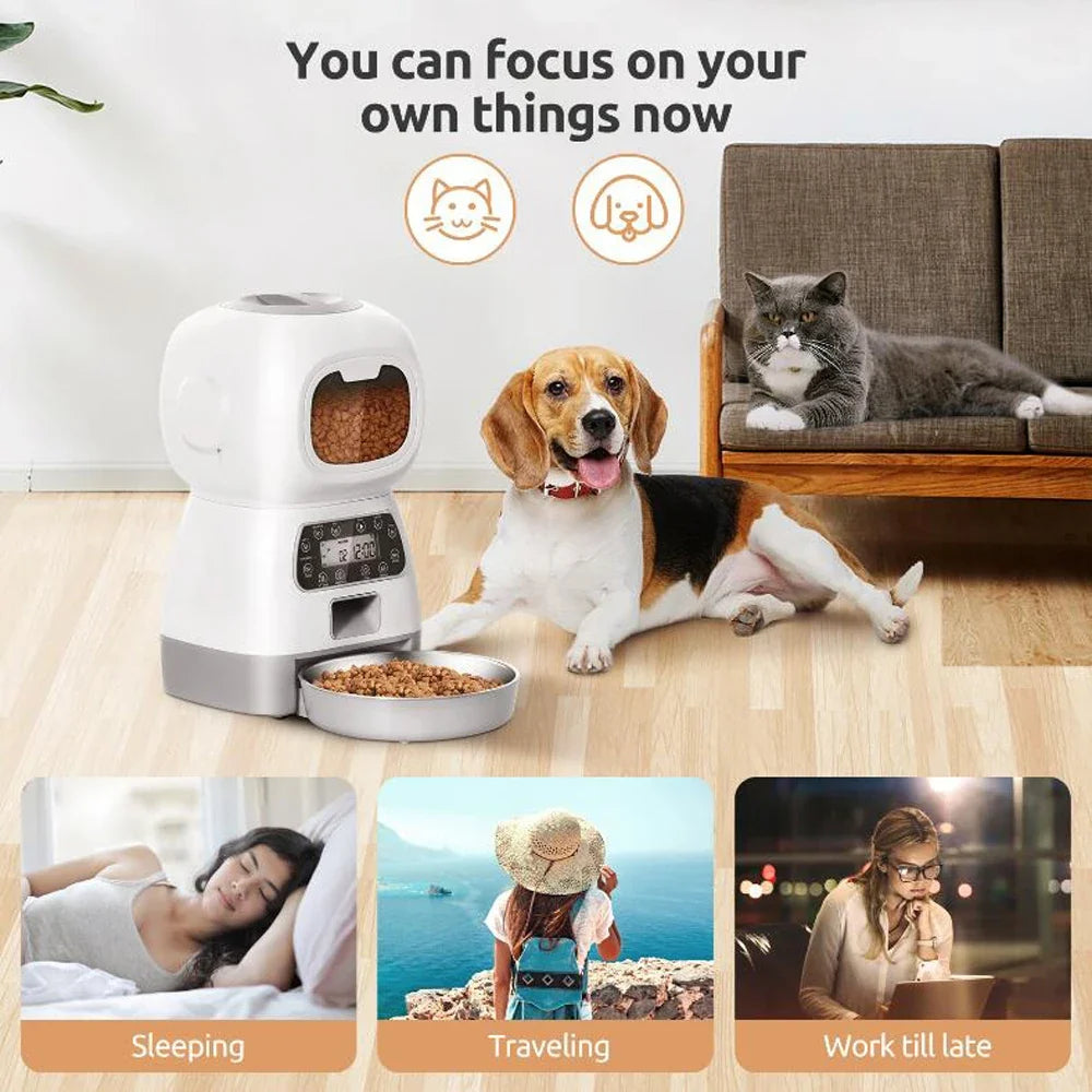 3.5L WiFi Automatic Pet Feeder