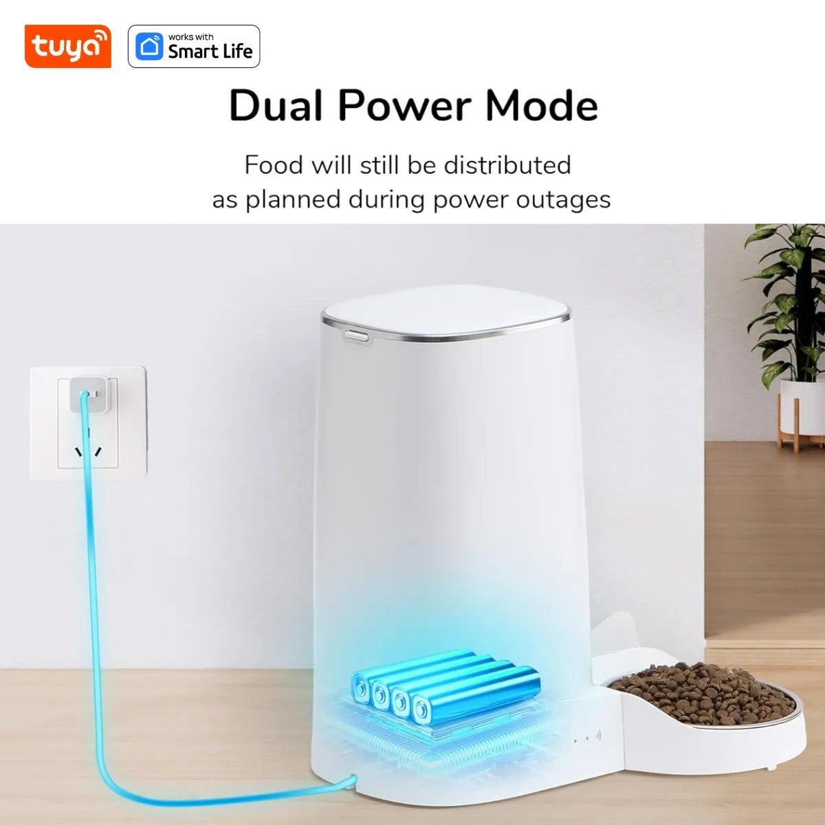 4L WiFi Automatic Pet Feeder