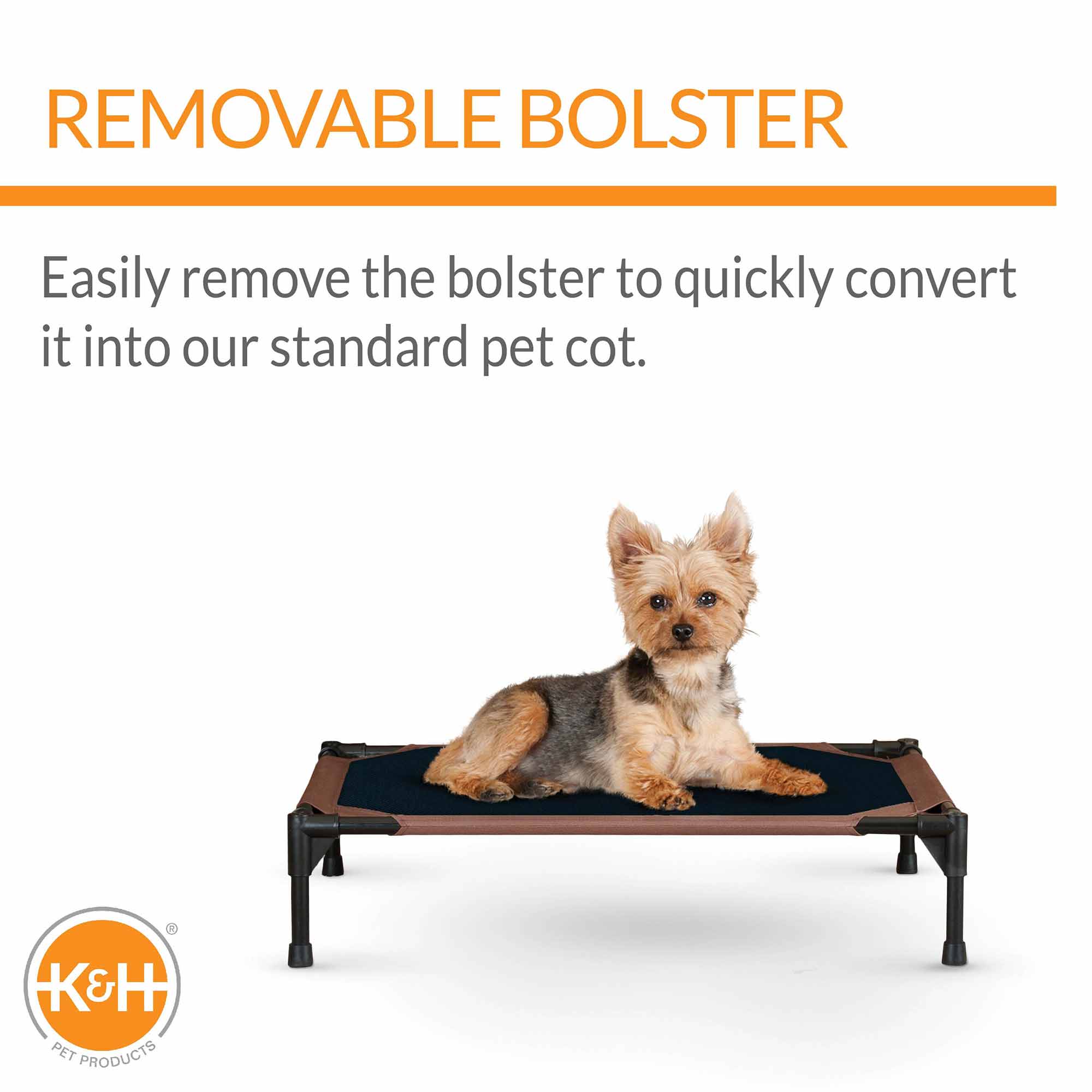 K&H Pet Products Original Bolster Elevated Pet Cot