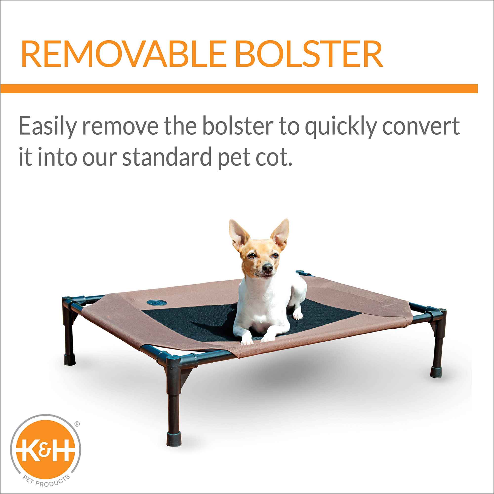 K&H Pet Products Original Bolster Elevated Pet Cot