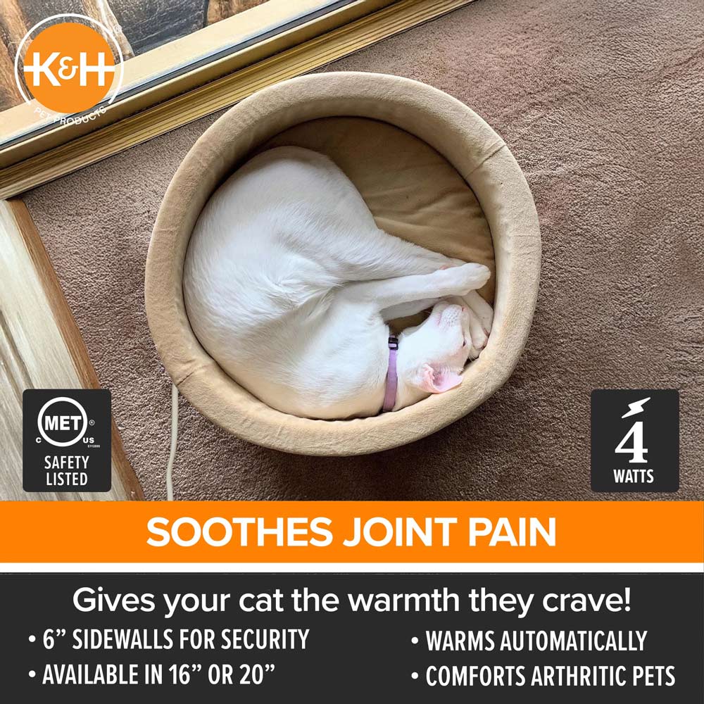 K&H Thermo-Kitty Heated Cat Bed